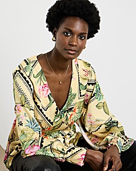 Joanna Hope Printed Blouse