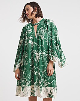 Joanna Hope Bat Wing Shift Dress