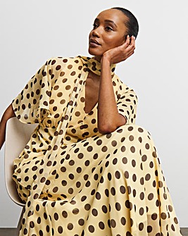 Joanna Hope Maxi Dress With Removeable Scarf