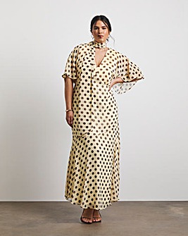 Joanna Hope Maxi Dress With Removeable Scarf
