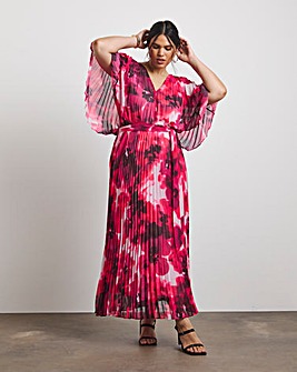 Joanna Hope Pleated Maxi Dress