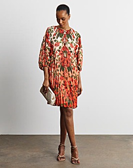 Joanna Hope Crinkle Printed Shift Dress