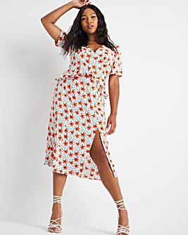 Chi Chi Floral Frill Dress