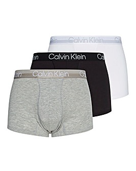 Calvin Klein Multi 3 Pack Structure Cotton Trunks