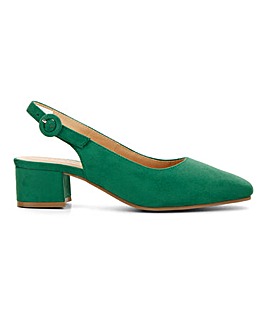 green wide fit shoes