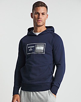 Superdry Rich Navy Training Core Hoodie
