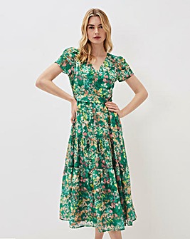 Phase Eight Morven Printed Tiered Dress