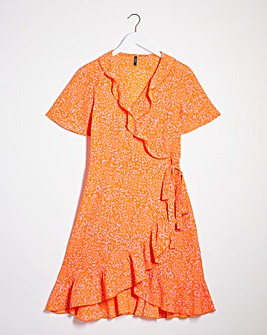 Vero Moda Frill Wrap Dress