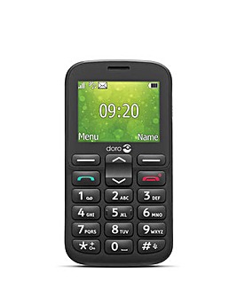 Doro 1380 SIM Free Mobile Phone - Black