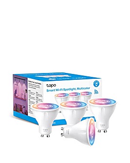 TP- Link Tapo L630 Smart Wi-Fi GU10 Spotlight Dimmable Colour - 4 Pack