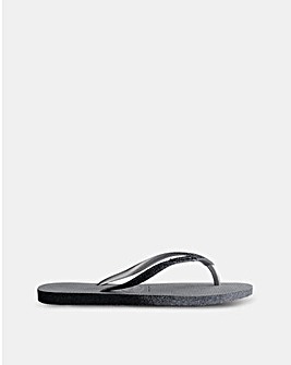 Havaianas Slim Sparkle II Toe Post Flip Flop Sandals