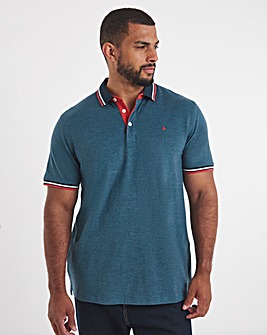 Jack & Jones Premium Paulos Tipped Polo - Blue