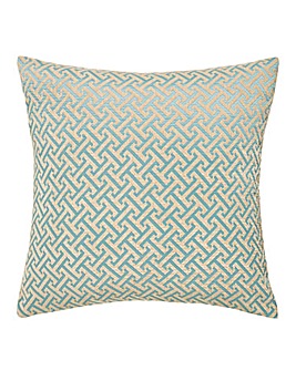 Jaquard Lattice Chenille Cushion Cover