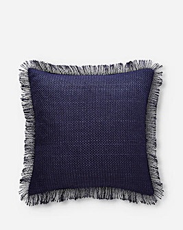 Woven Fringed Cushion Cover