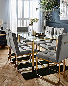 Joanna Hope Fallon 6 Seater Table with 6 Chairs