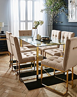 Joanna Hope Fallon 6 Seater Table with 6 Chairs