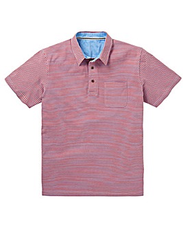 Jersey Stripe Polo Shirt Regular