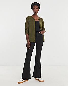 Black High Waist Super Soft Bootcut Jeans