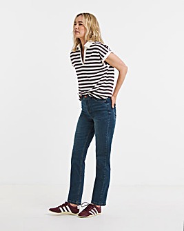 24/7 Mid Wash Straight Leg Jeans