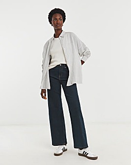 24/7 Indigo Wide Leg Jeans