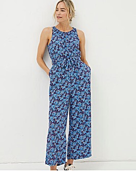 FatFace Haylie Ink Floral Jumpsuit