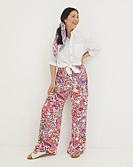 Fatface Paisley Palazzo Trousers