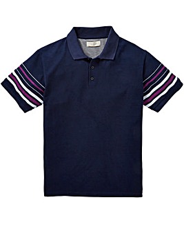 WILLIAMS & BROWN Short Sleeve Polo Shirt Longer