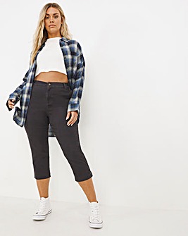 plus size women's cropped pants