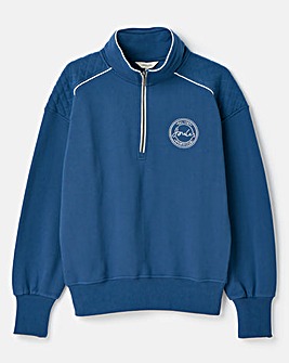 Joules Racquet Half Zip Sweatshirt