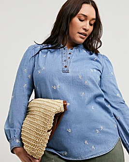 Embroidered Western Shirt