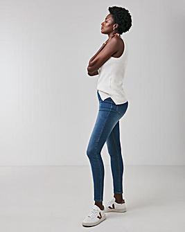 Mid Blue Stretch Skinny Jeggings