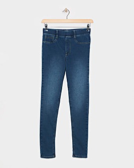 Mid Blue Stretch Skinny Jeggings