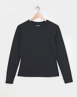SB3 Active Black Long Sleeve Top with Thumbholes