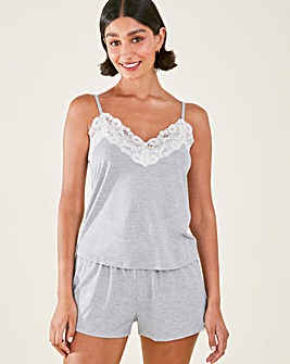 Accessorize Lace Trim Pyjama Set