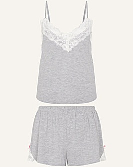 Accessorize Lace Trim Pyjama Set