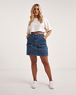 Front Pocket Cargo Skirt