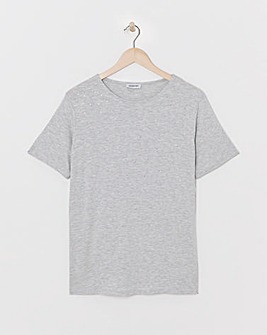 Grey Marl Diamante T-Shirt