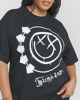 Black Blink182 License T-Shirt