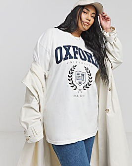 White Oxford University License T-Shirt