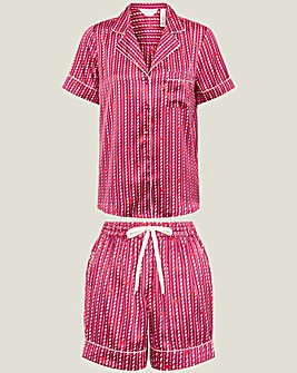 Accessorize Candycane Short Pyjama Set