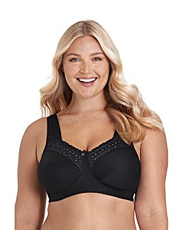 MISS MARY OF SWEDEN Diamond Women's Full Cup Supportive Non-Wired Bra Dark  Blue : : Clothing, Shoes & Accessories