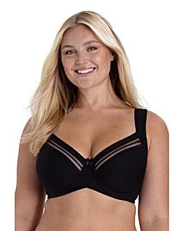 Miss Mary Dotty Delicious Lace Underwired Bra - Black