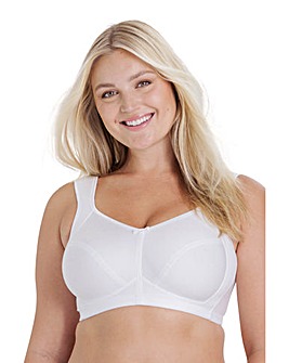 Cotton Ease – front-fastening non-wired cotton bra – Miss Mary
