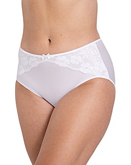 Miss Mary of Sweden Jacquard & Lace Brief