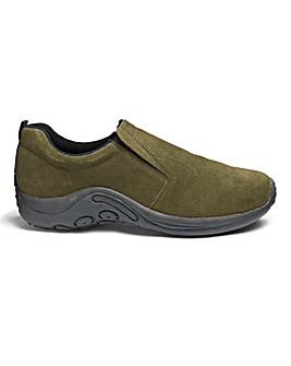 Suede Slip On Shoes Standard Fit