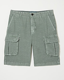 FatFace Cotton Linen Cargo Shorts