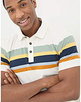 FatFace Perranporth Stripe Polo