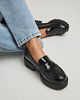 Dallas Chunky Penny Loafer Extra Wide EEE Fit