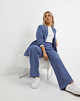 Simply Be Blue Charlie Relaxed Blazer