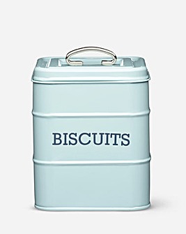 Living Nostalgia Blue Biscuit Tin